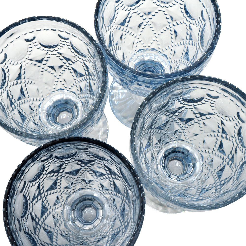 Set 4 calici in vetro 400 ml