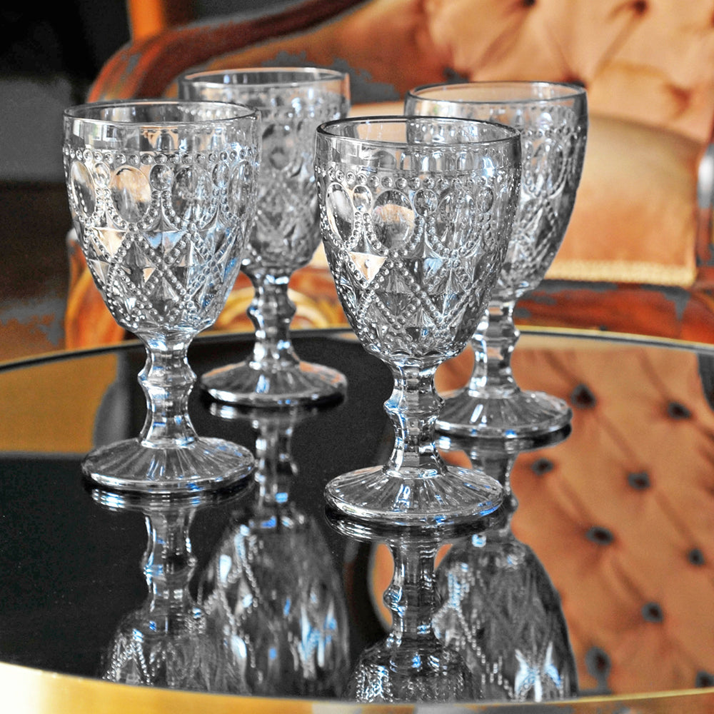 Set 4 calici in vetro 400 ml