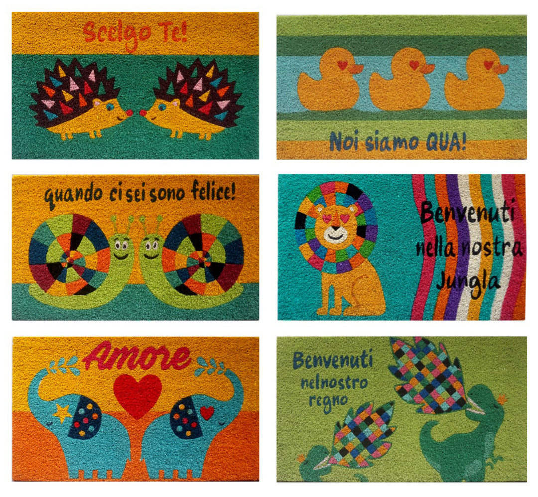 Zerbino cocco ANIMALS disegni assortiti
