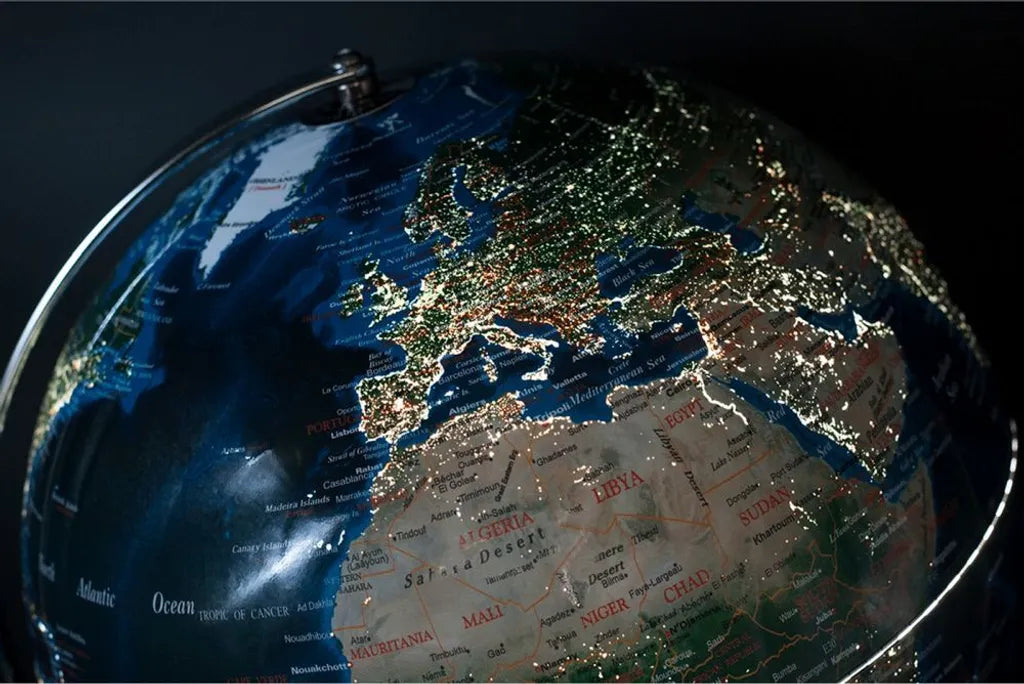 Mappamondo led  diam 30