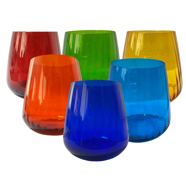 Set 6 pezzi acqua OPIUM multicolore