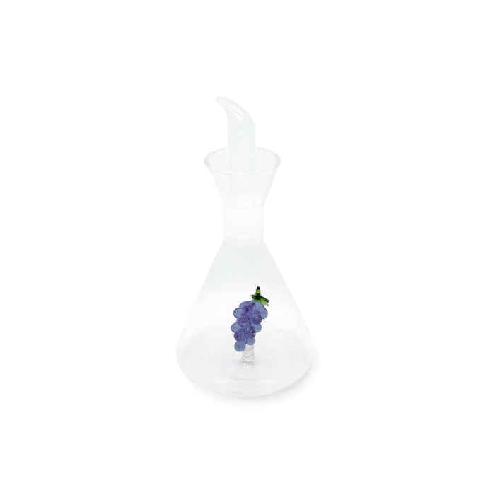 Oliera in vetro borosilicato con decoro