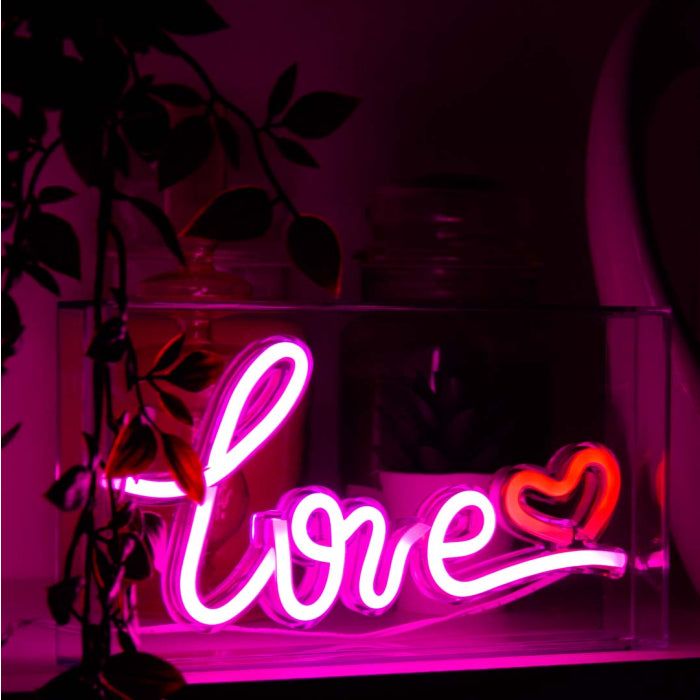 Insegna Neon con scritta decorativa