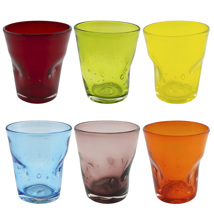 Set 6 bicchieri acqua EOLO MULTI COLOR