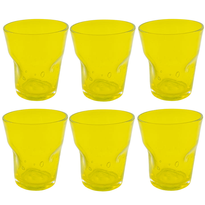 Set 6 bicchieri acqua EOLO GIALLO