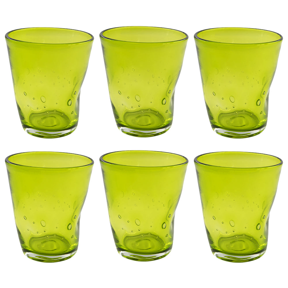 Set 6 bicchieri acqua EOLO LIME