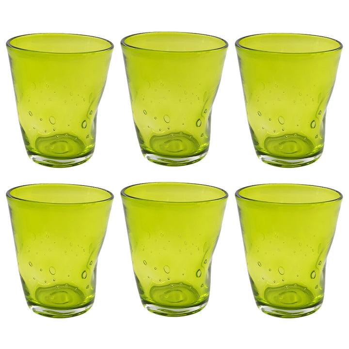 Set 6 bicchieri acqua EOLO LIME