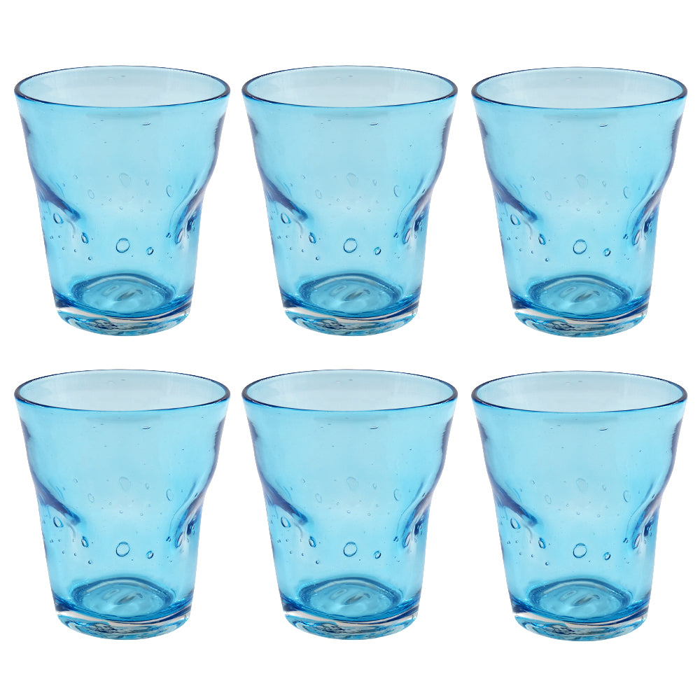 Set 6 bicchieri acqua EOLO LIGHT BLU