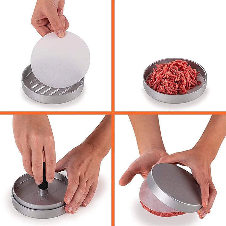 STAMPO HAMBURGER ALLUMINIO Ø12CM