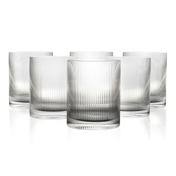 6 tumbler rigatoni clear