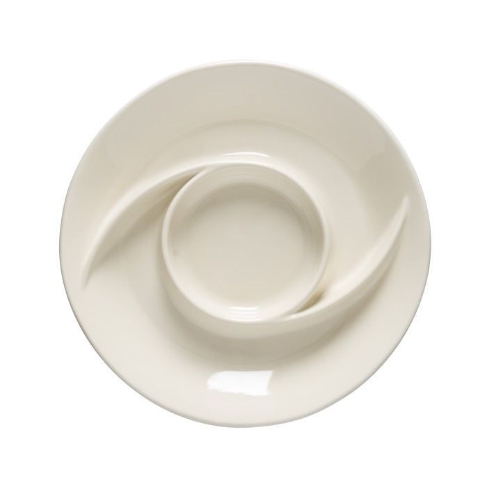 Cook & Host white chip and dip 33 cm