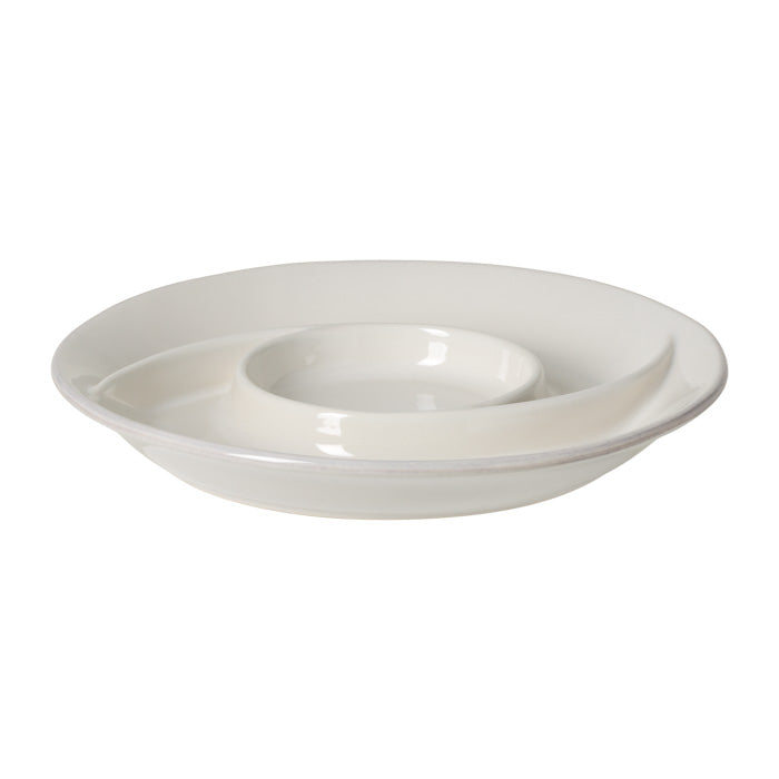 Cook & Host white chip and dip 33 cm