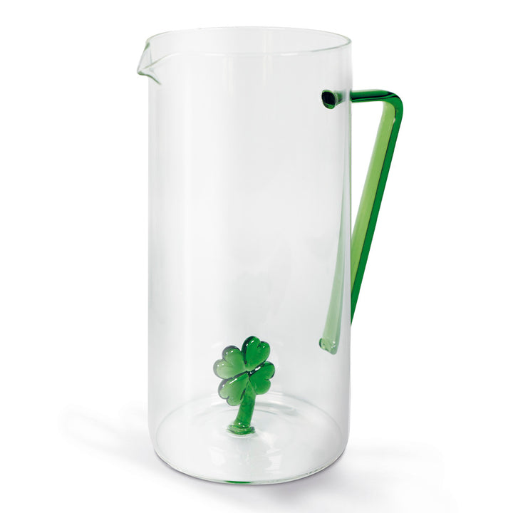 Caraffa in vetro borosilicato con decoro all'interno 1.2 litro