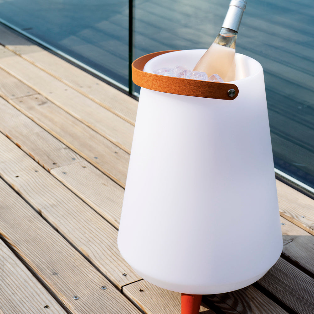 Rooftop Secchiello ghiaccio con altoparlante bluetooth e lampada led