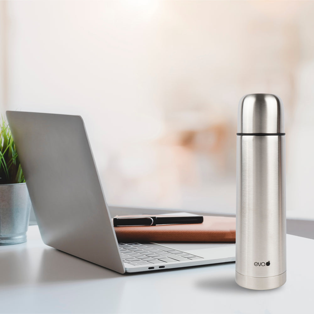 THERMOS ACCIAIO INOSSIDABILE + TAPPO VITE